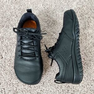 Lems Primal Zen leather ebony minimalist sneaker EUC